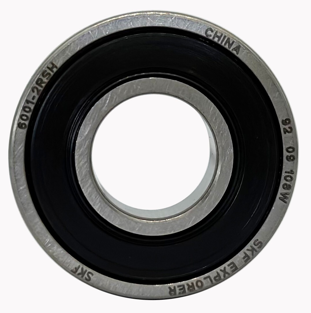 2PACK SKF 6001-2RSH 12X28X8MM Double Rubber Seal Ball Bearings 6001RS
