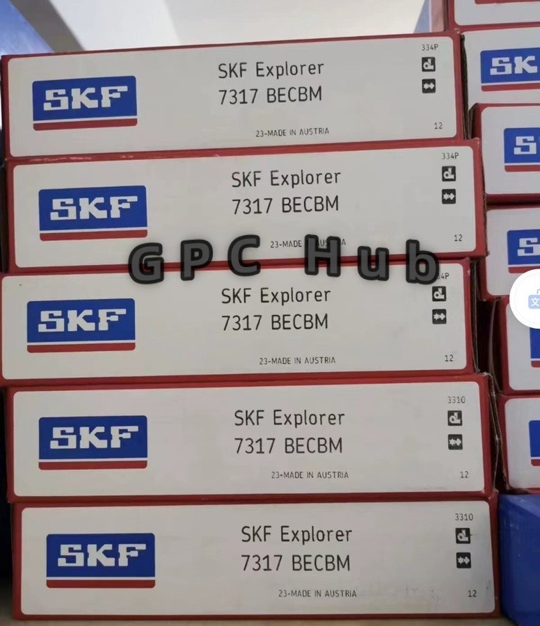 1PCS NEW SKF 7317 BECBM single row angular contact ball bearing Fast shipment #