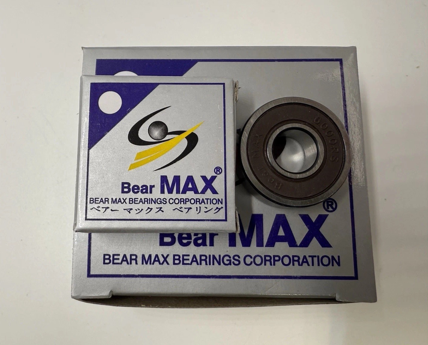 10 pcs BearMAX 6000-2RS C3 EMQ 10x26x8mm Rubber Seal DG Ball Bearings 60002RS