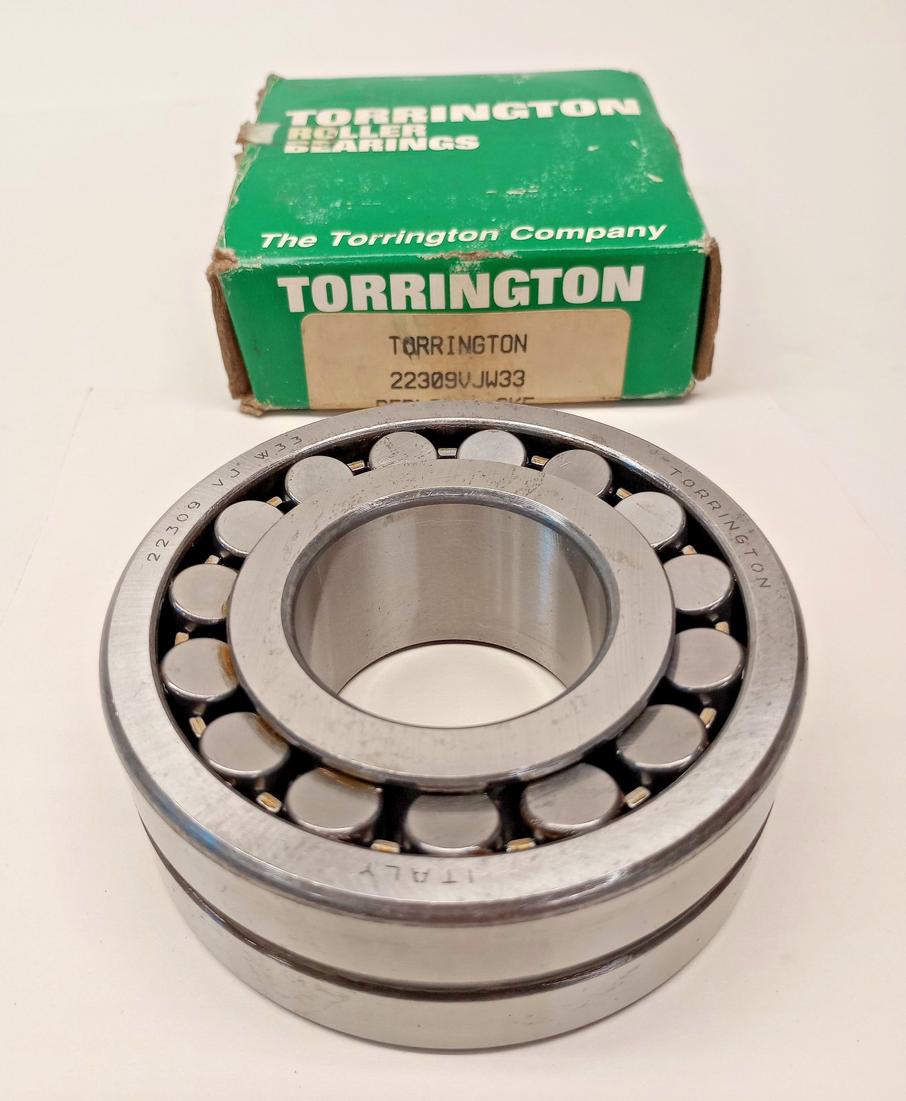 Torrington 22309VJW33 Spherical Roller Bearing 45x100x36mm ref# 22309CJW33