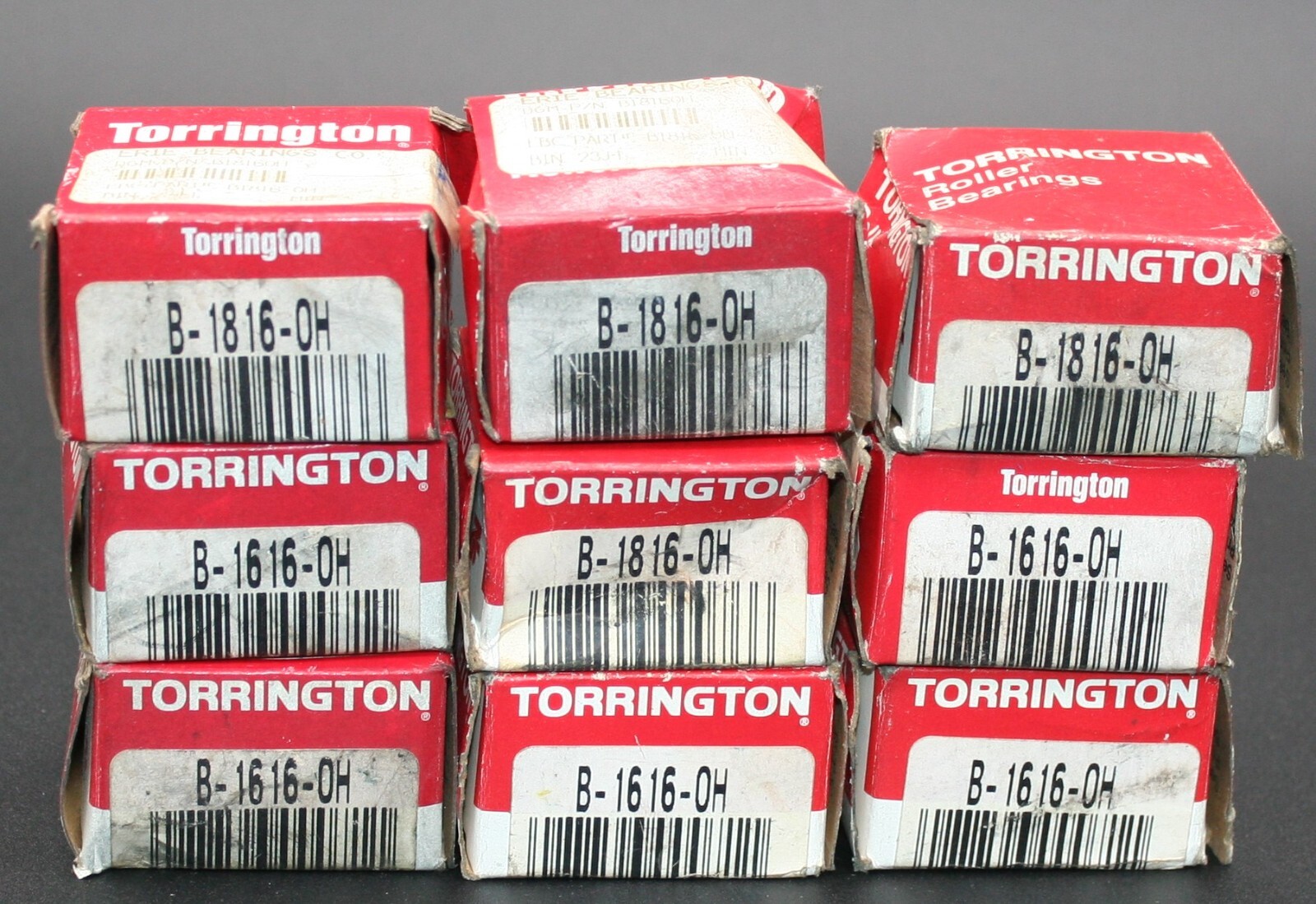One (1) TORRINGTON B1816-OH Needle Roller Bearing 1-1/8″ ID USA NEW