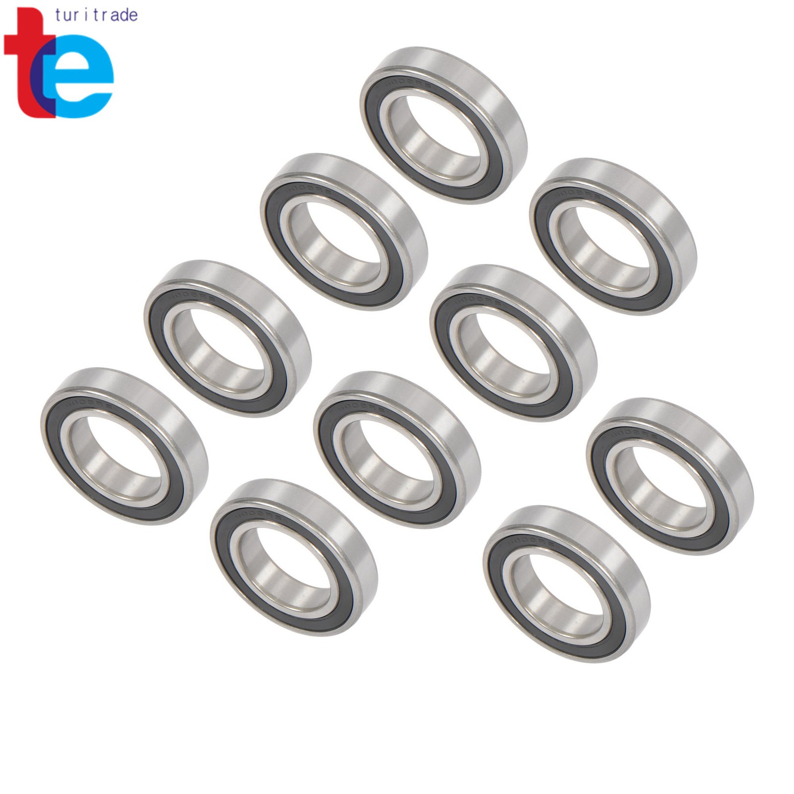 10pcs 6008-2RS Sealed Ball Bearings 40mm x68mm x15mm Industrial
