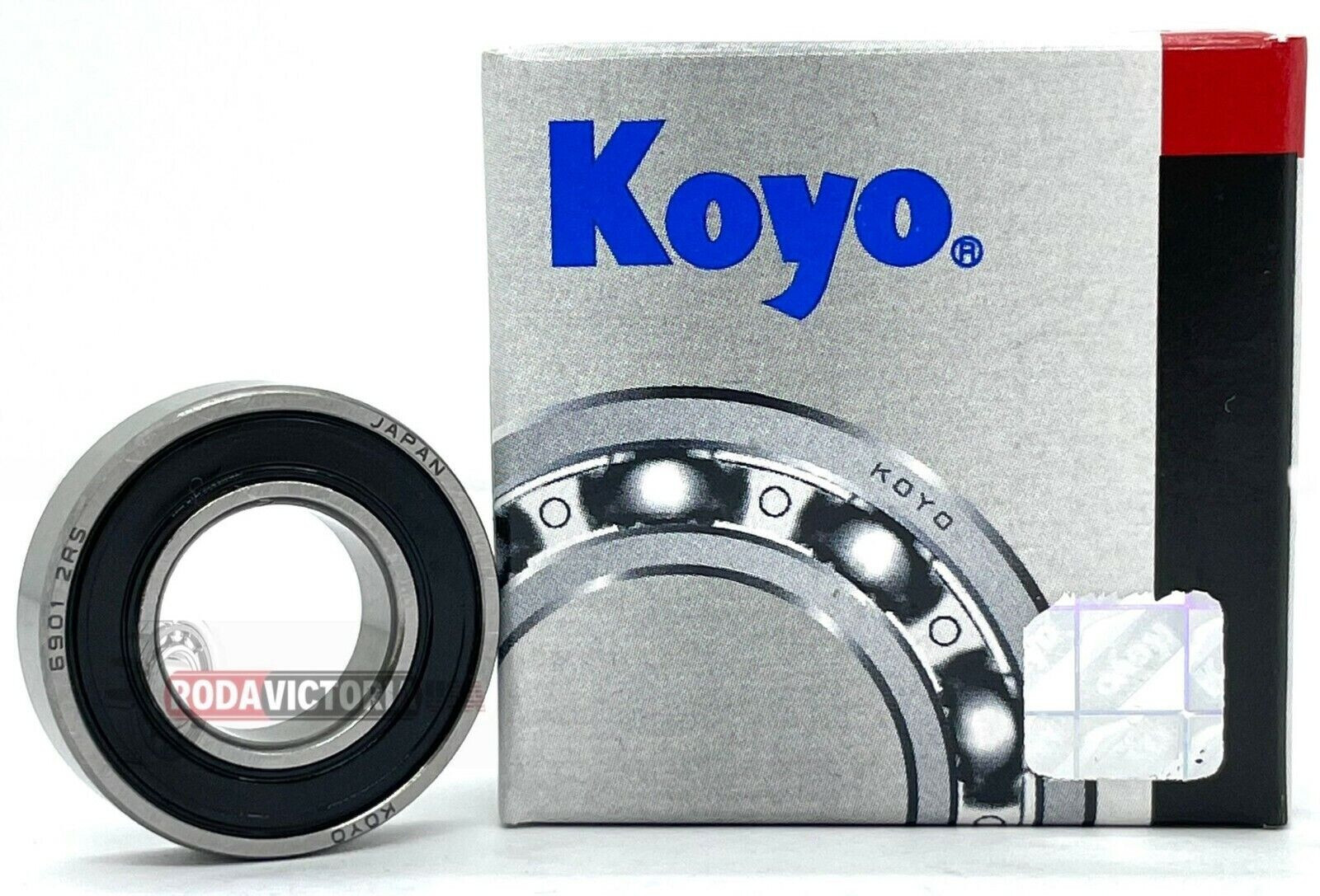 KOYO 61901-2RS, 6901-2RS Thin Section Ball Bearing Premium Brand 12x24x6mm JAPAN