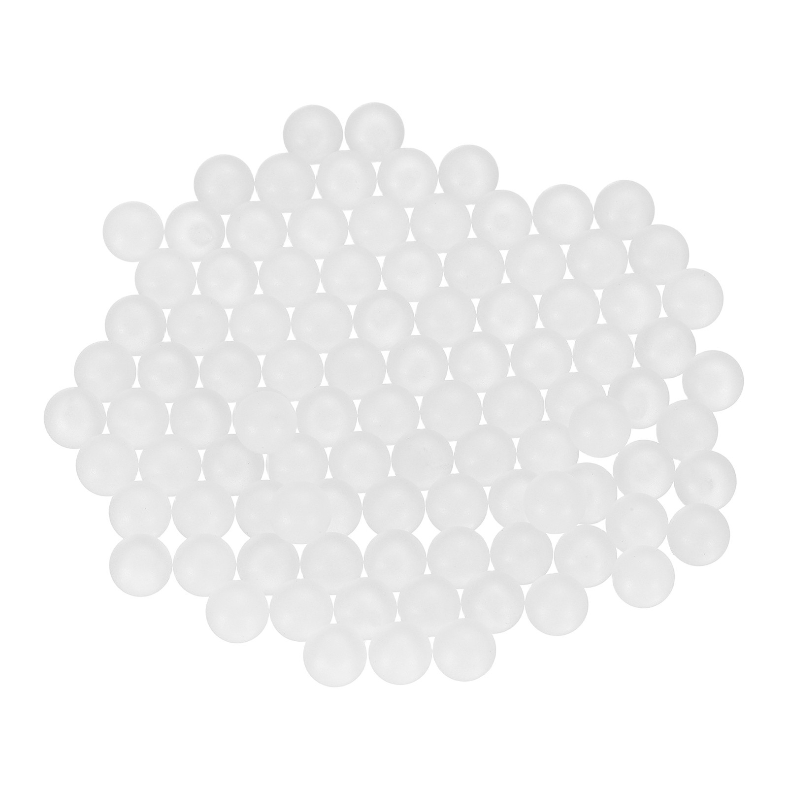 100pcs PP Plastic Bearing Balls 4.0mm Solid Plastic Balls G2 Precision White