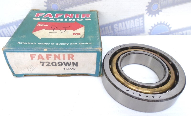 FAFNIR – 7209WN Angular Contact Bearing – 40° Angle 45mm x 85mm x 19mm (NEW)
