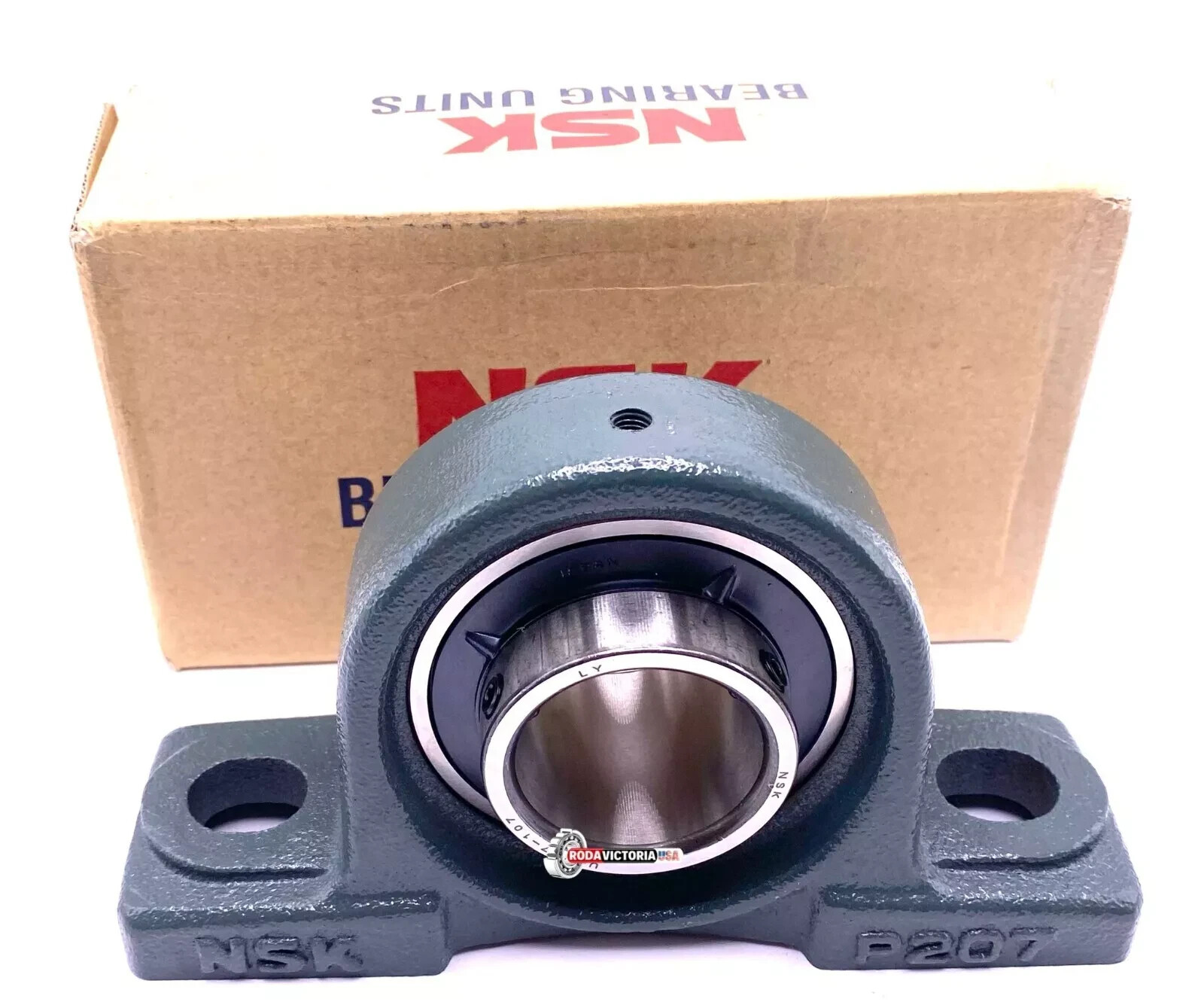 NSK Japan UCP207-107 D1 Housing and Bearing Assembly UCP207-23 1.7/16” ID