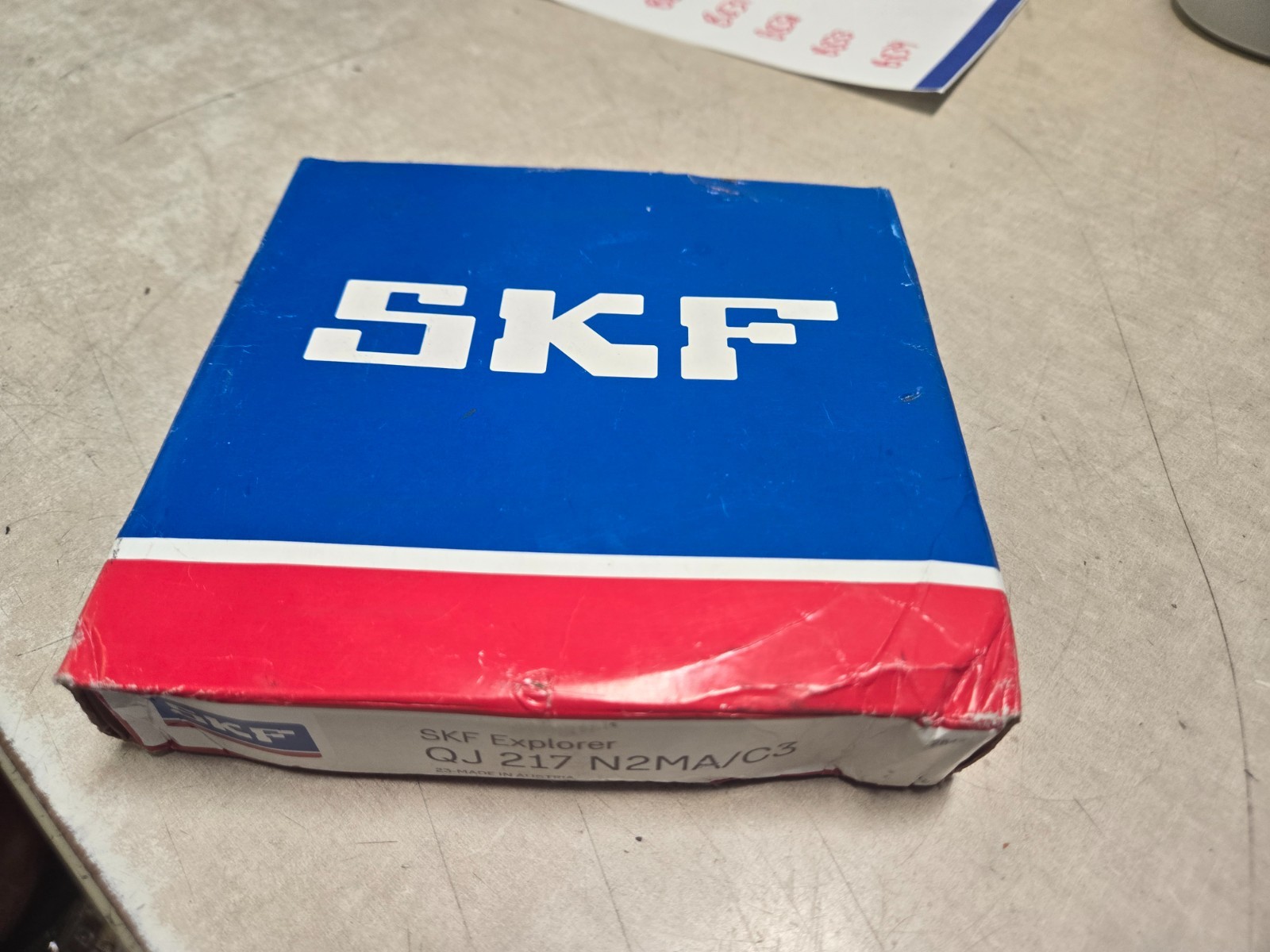 SKF QJ217 N2MA/C3 85x150x28mm Bearings Factory Sealed Genuine