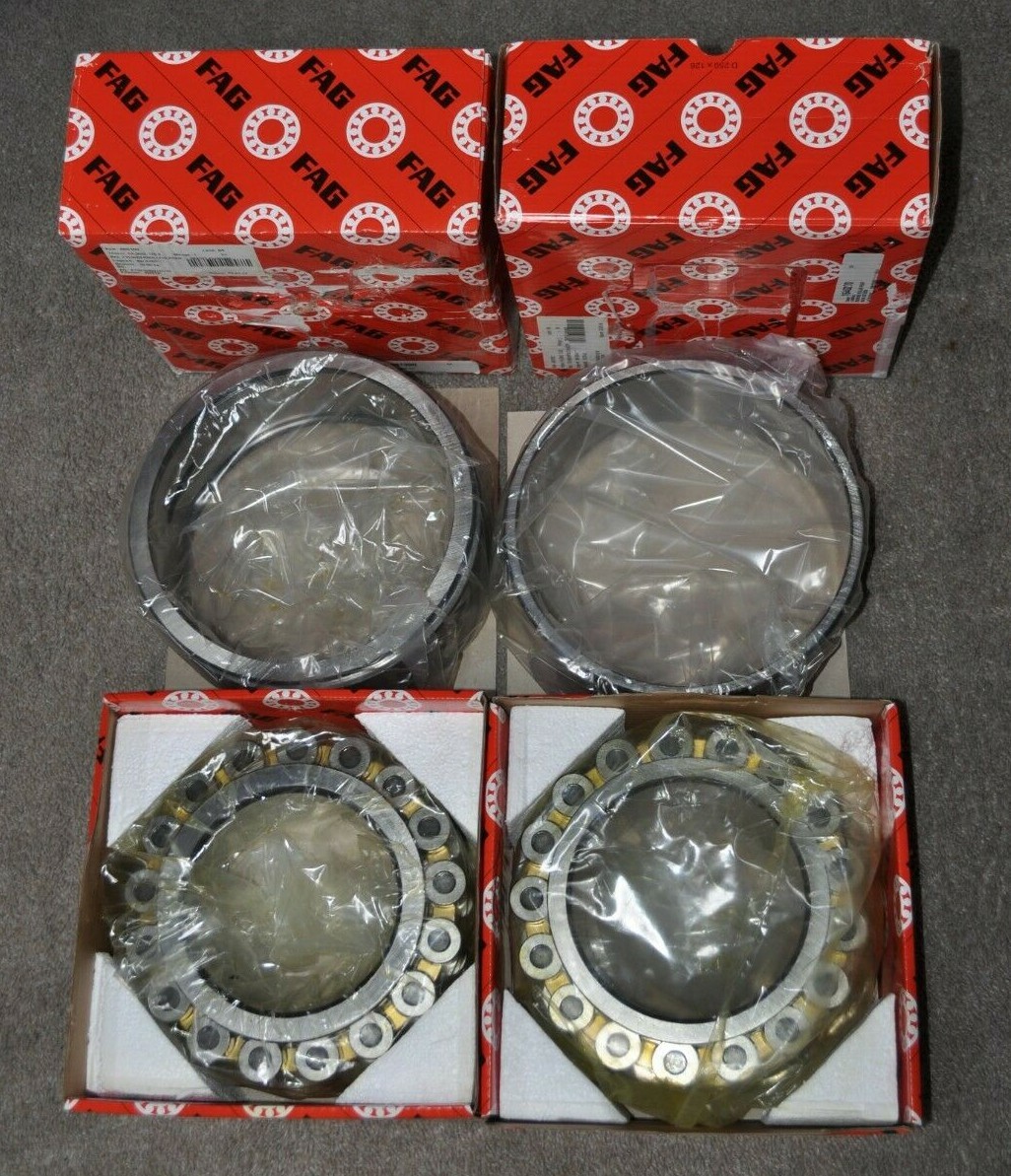 NEW FAG Replacement Main Bearing Set for BRUDERER BSTA-500 250mm OD / 140mm ID