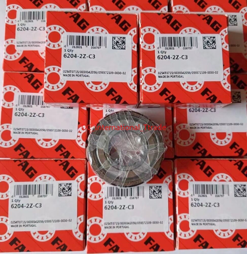 NEW FAG 6204-2Z-C3 Deep Groove Ball Bearing 1PCS #PA