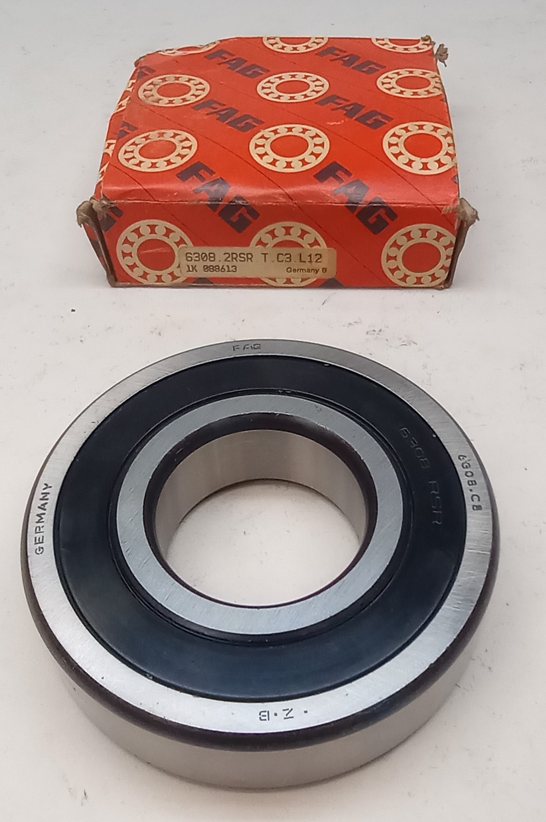 FAG 6308-2RSR-T-C3-L12 Ball Bearing Deep Groove 40 x 90 x 23mm Double Sealed