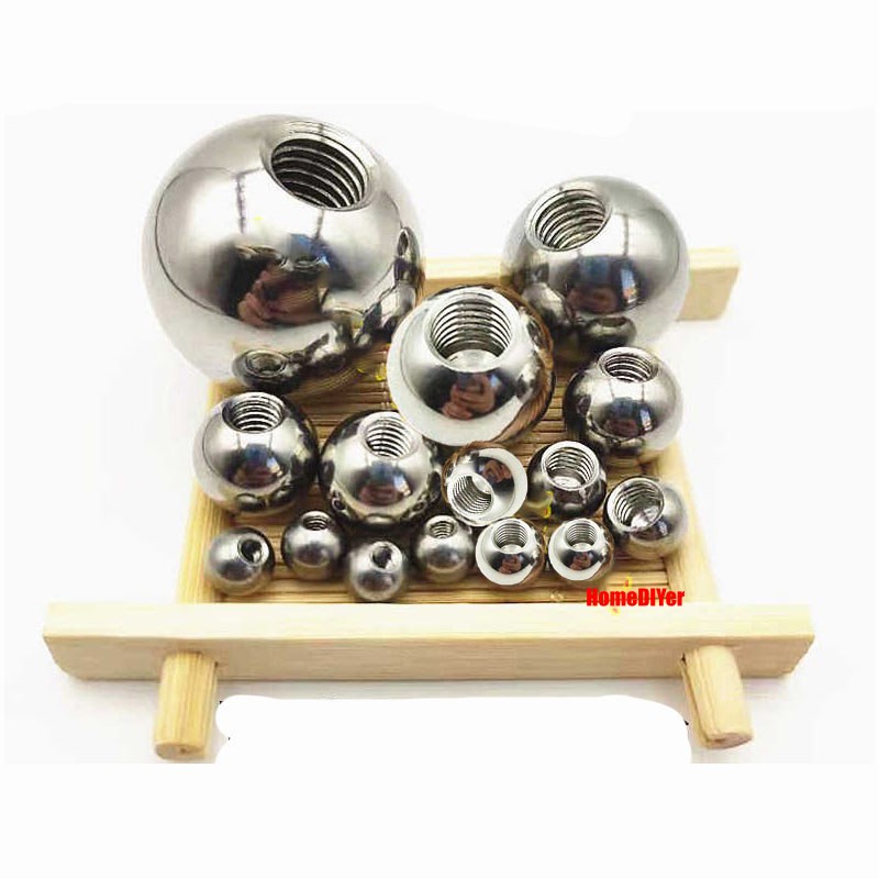 Stainless Steel Drilling Balls Female Thread M6 M8 M12 Blind Hole Ball Knob Nut