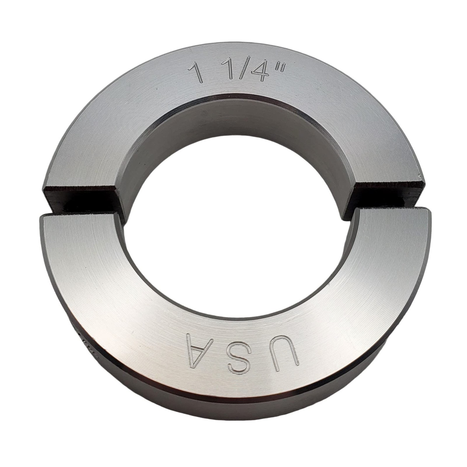 1.25″ Bore Diameter – Clamping Two Piece Shaft Collar – 2024 Aluminum (2 Pack)