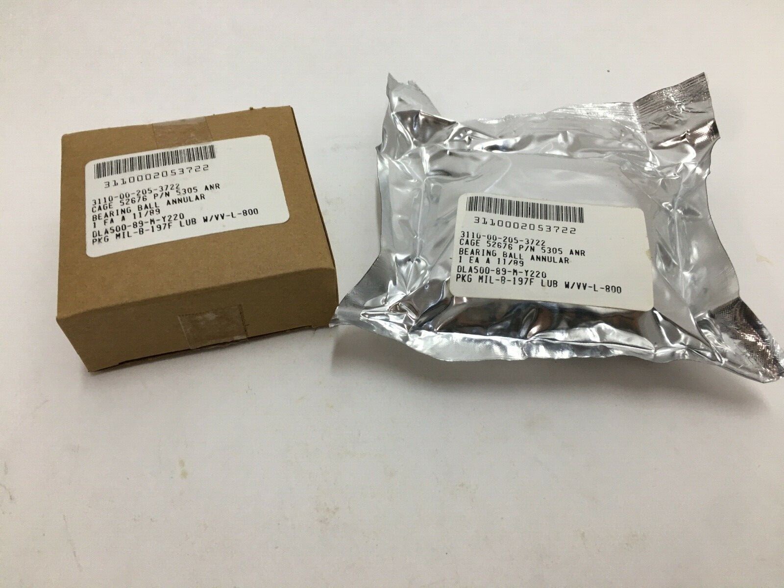 SKF 5305ANR Bearing w/ Snap Ring 25mmx62mmx1″ 3305 A NR 5305-NR MRC 5305CG USA