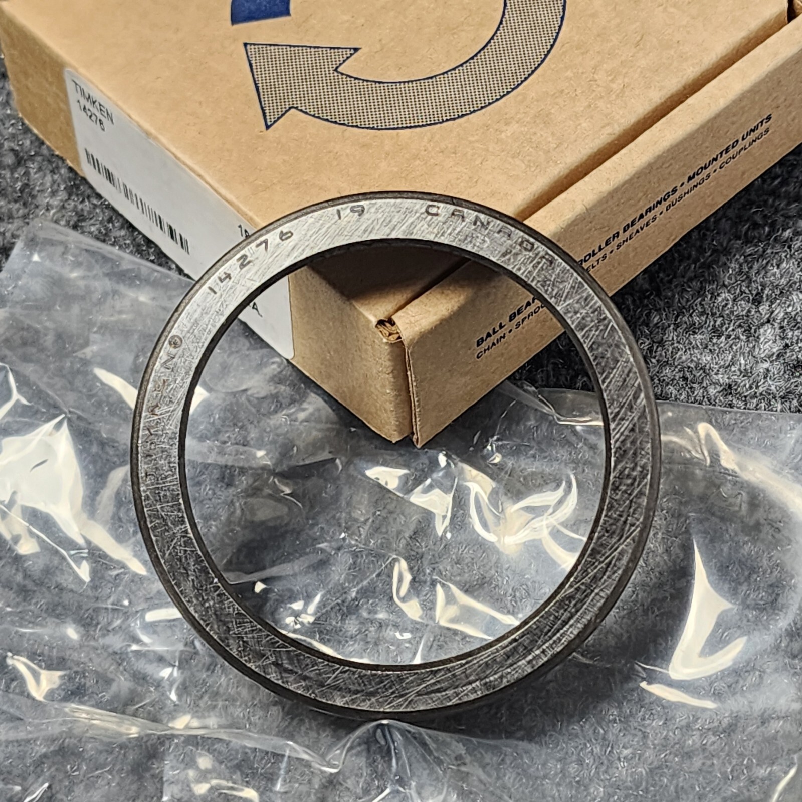 14276 Timken Tapered Roller Bearing Cup 2.7170 in OD, 0.6250 in Width