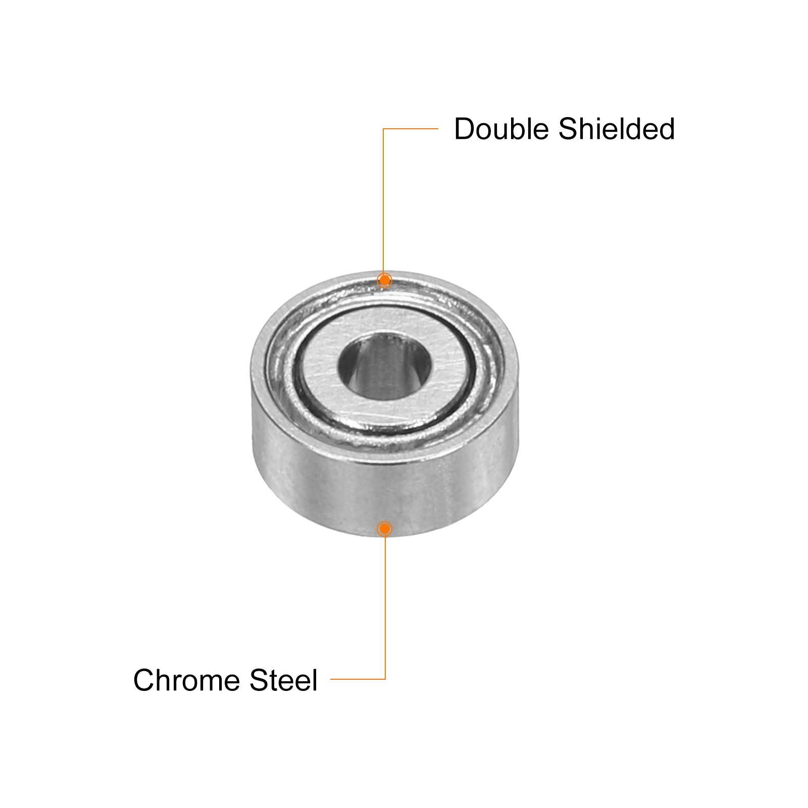 15pcs for MR62ZZ ball bearings 2x6x2.5mm, P6 (ABEC 3)