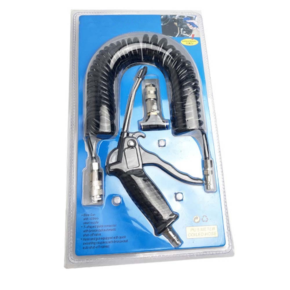 Truck Air Duster Spiral Hose Workshop Cleaning Metal Structure Slender Nozzle