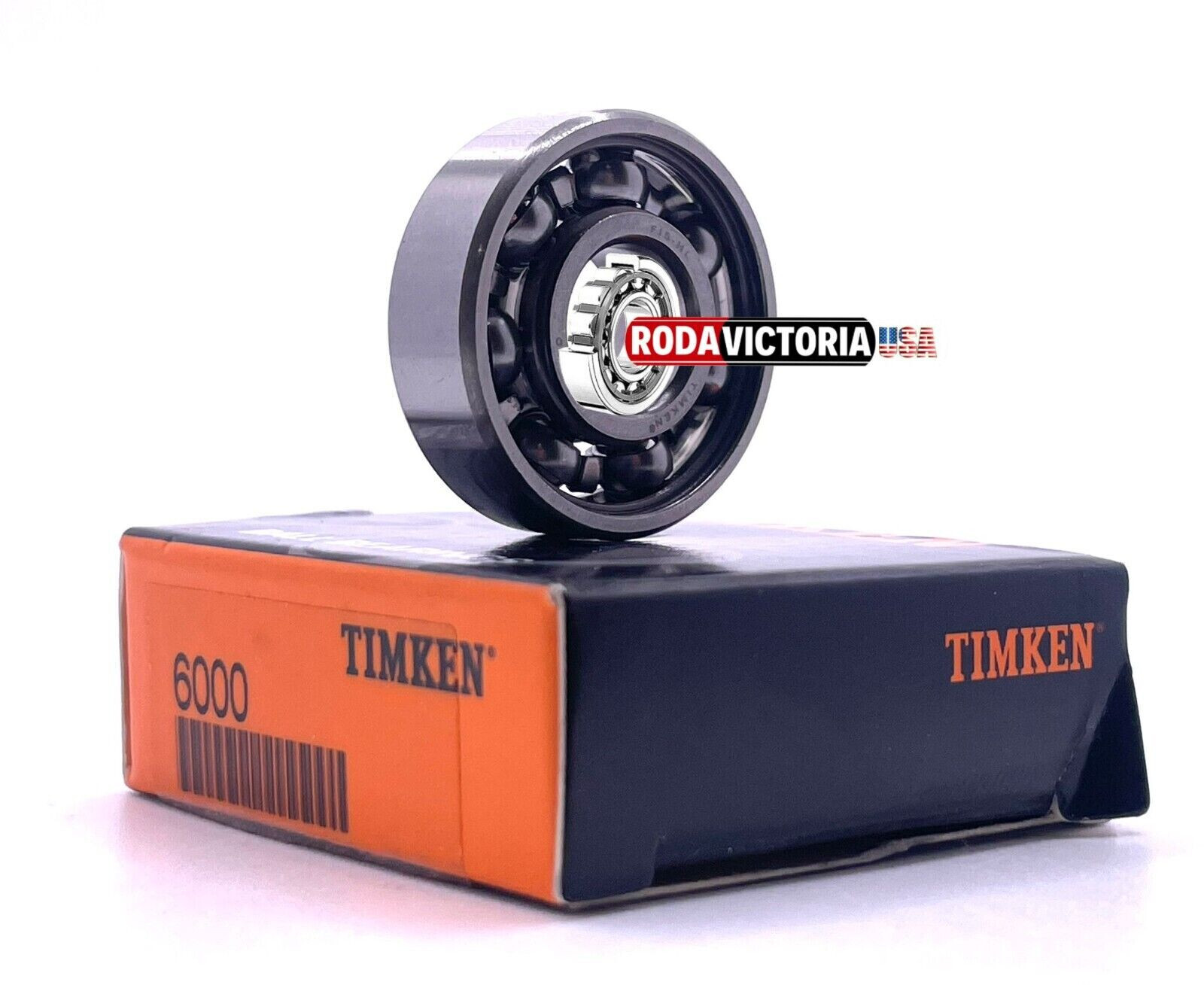 TIMKEN 6000 DEEP GROOVE BALL BEARING, OPEN NO SEALS 10x26x8mm