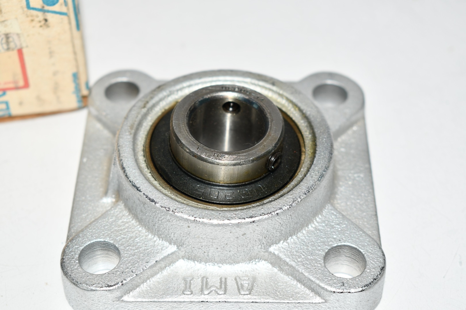 AMI Bearings UCF205-14NP Flange-Mount Ball Bearing Unit – 7/8 in Bore, 4-Bolt Fl