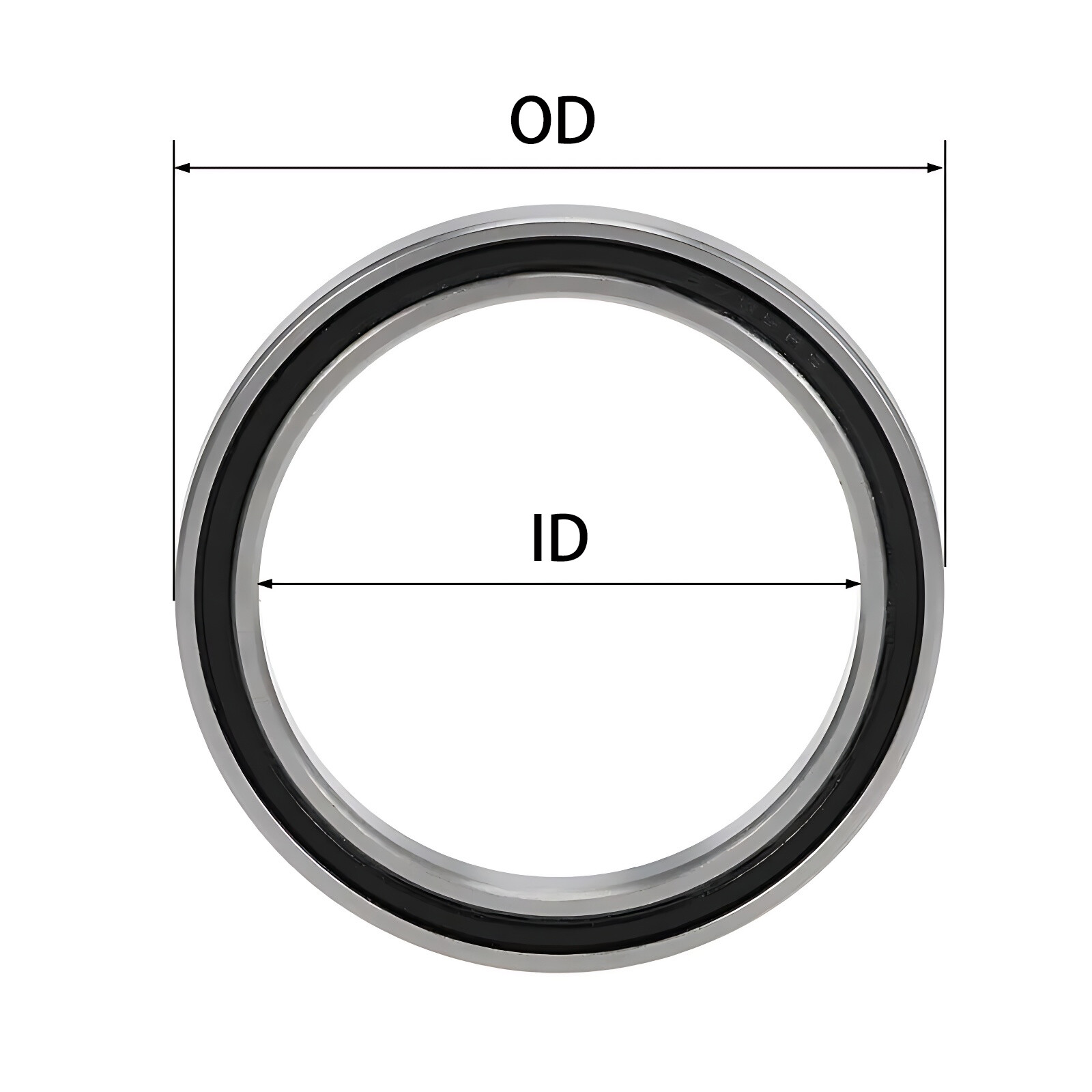6821RS-6932RS Rubber Sealed 6911ZZ-6918ZZ Iron Sealed Deep Groove Ball Bearing