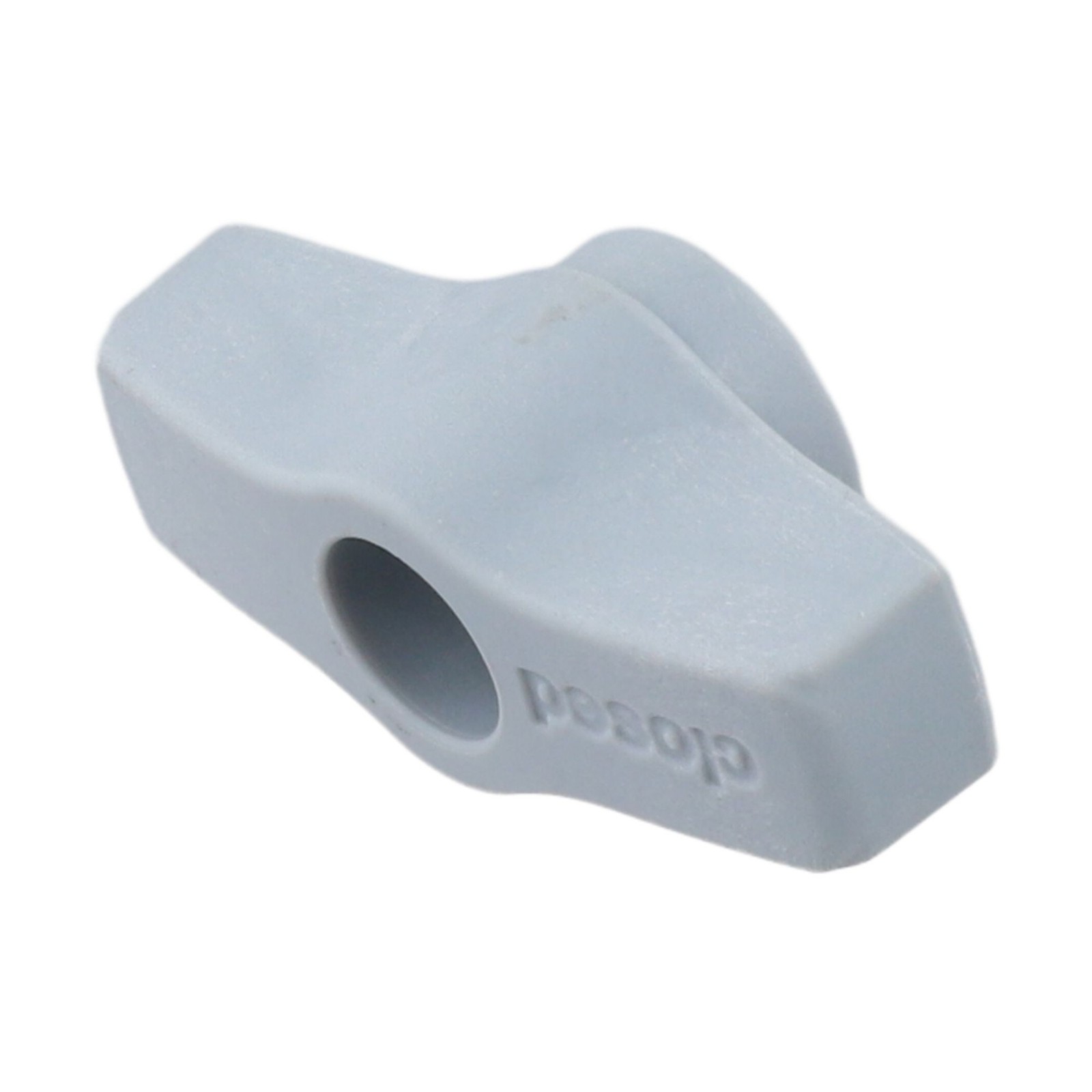 1pc Gray Plastic Square Water Supply Valve Knob for Gas Boiler Applications