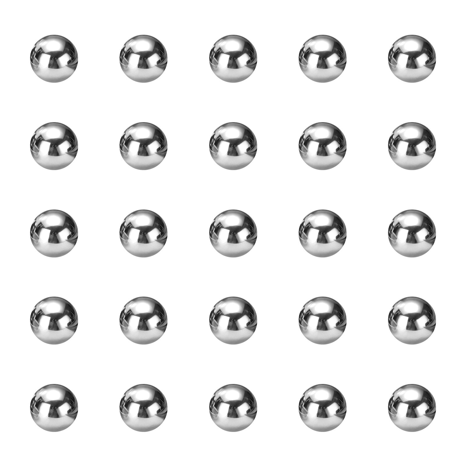 500pcs Precision Balls 5mm Diameter G25 Solid Chrome Steel Bearing Balls