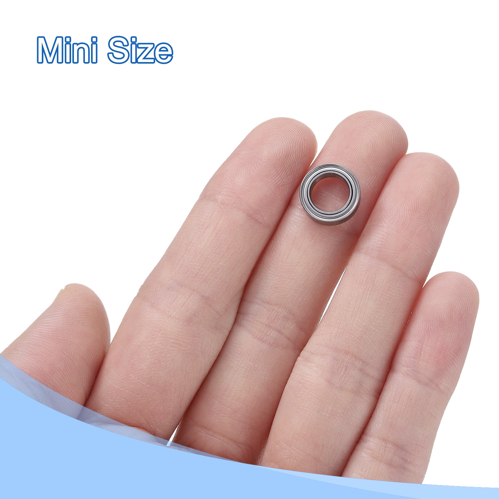 5pcs MR117ZZ Bearings 7x11x3mm Chrome Steel Mini Bearing Double Shielded, ABEC5