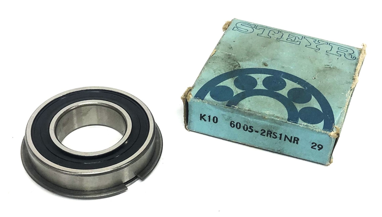 Steyr Ball Bearing With Snap Ring 6005-2RS1NR NOS