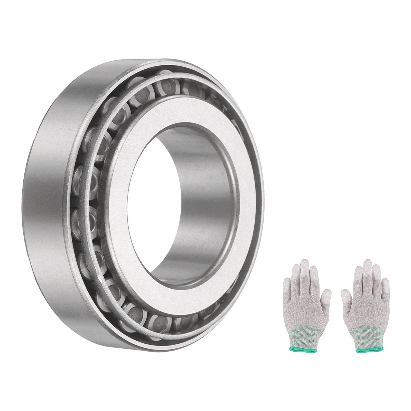 32209 Tapered Roller Bearing Cone and Cup, 45 x 85 x 24.75mm, with Gloves