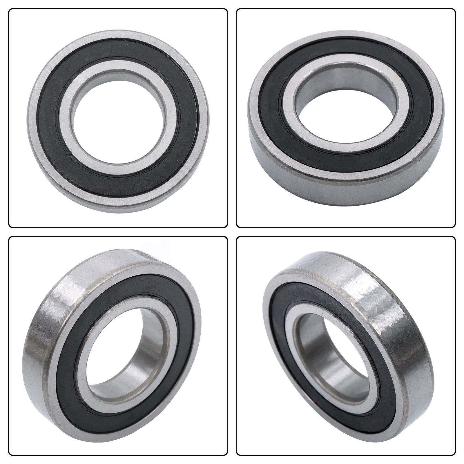 10 Pcs Premium 6208 2RS ABEC3 Rubber Sealed Deep Groove Ball Bearing 40x80x18mm