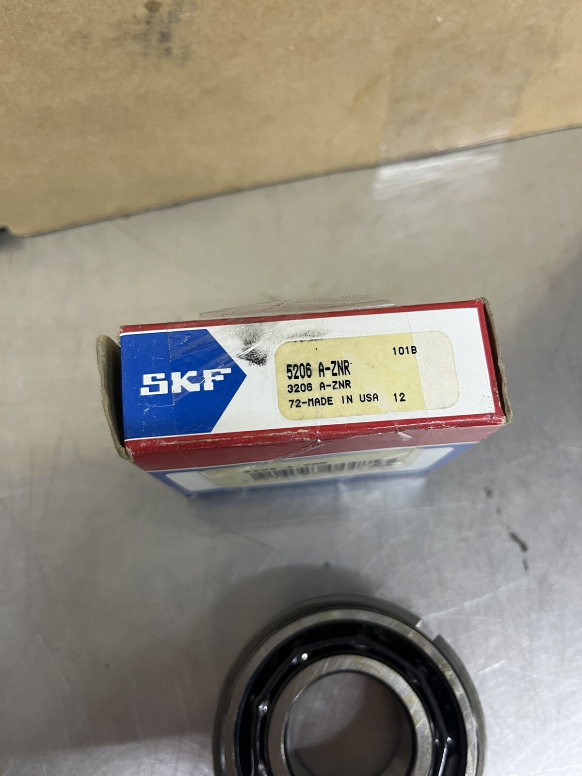 New SKF 5206 A-ZNR Angular Cont Double Row Ball Bearing 62MM X 30MM ID X 24MM W