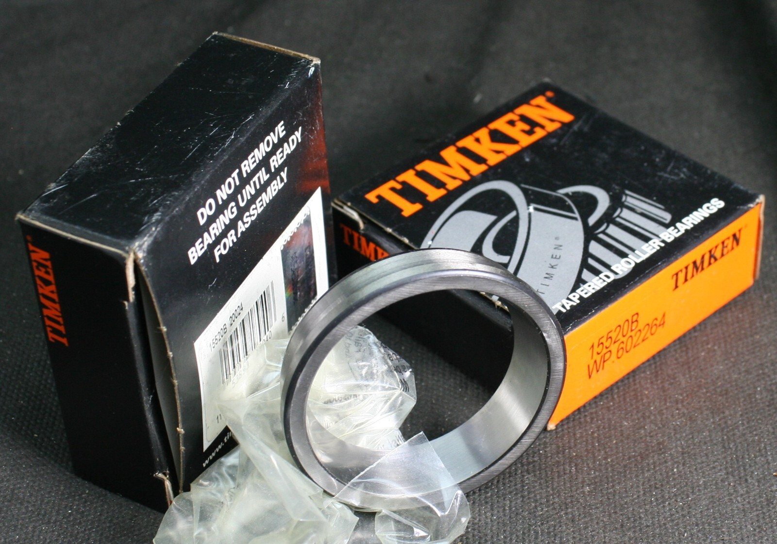 One (1) Timken 15520-B Tapered Roller Bearing Flanged Cup 2-1/4″ OD USA NEW
