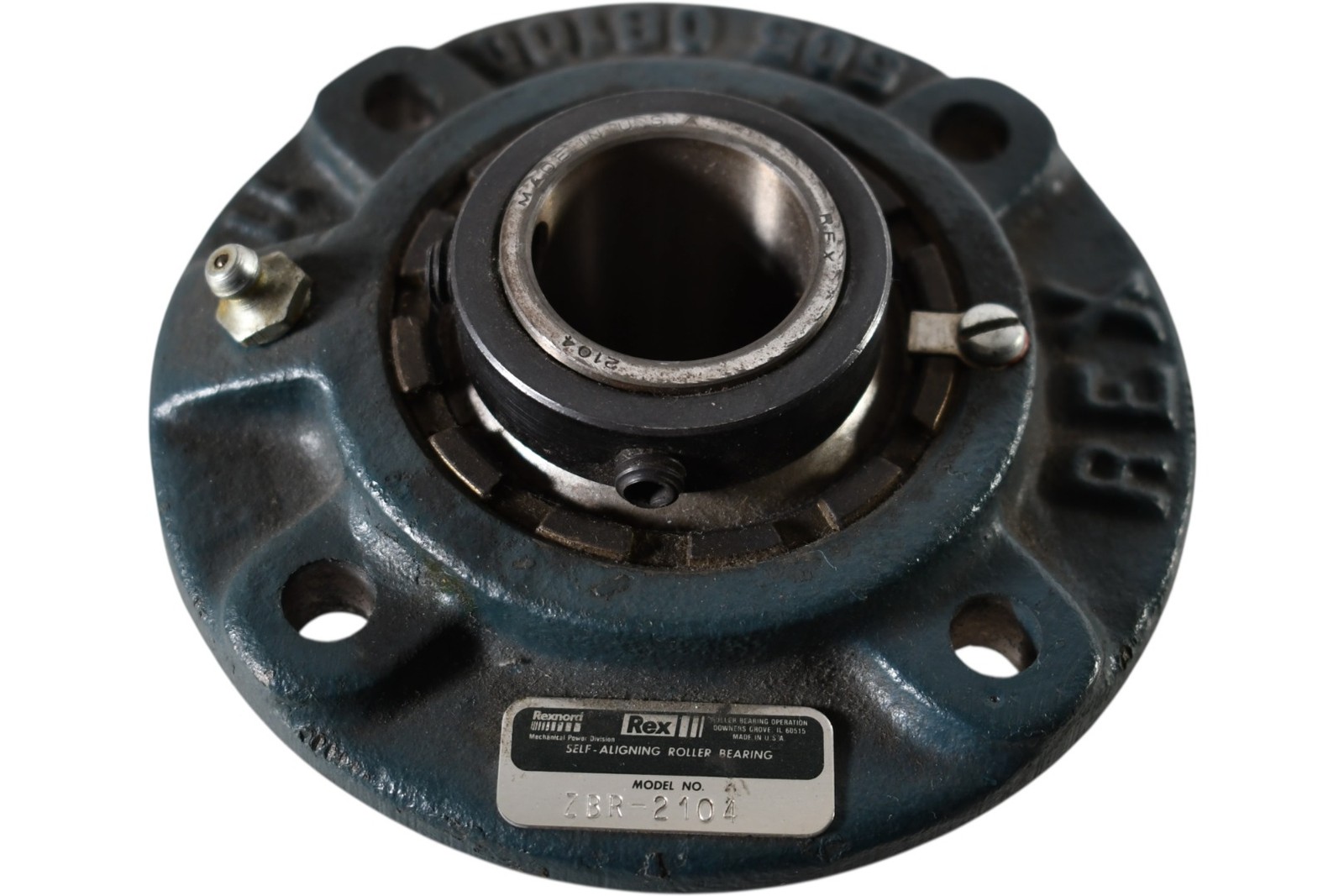 NEW Rexnord ZBR-2104 1-1/4” Piloted Flange Spherical Roller Bearing Cartridge