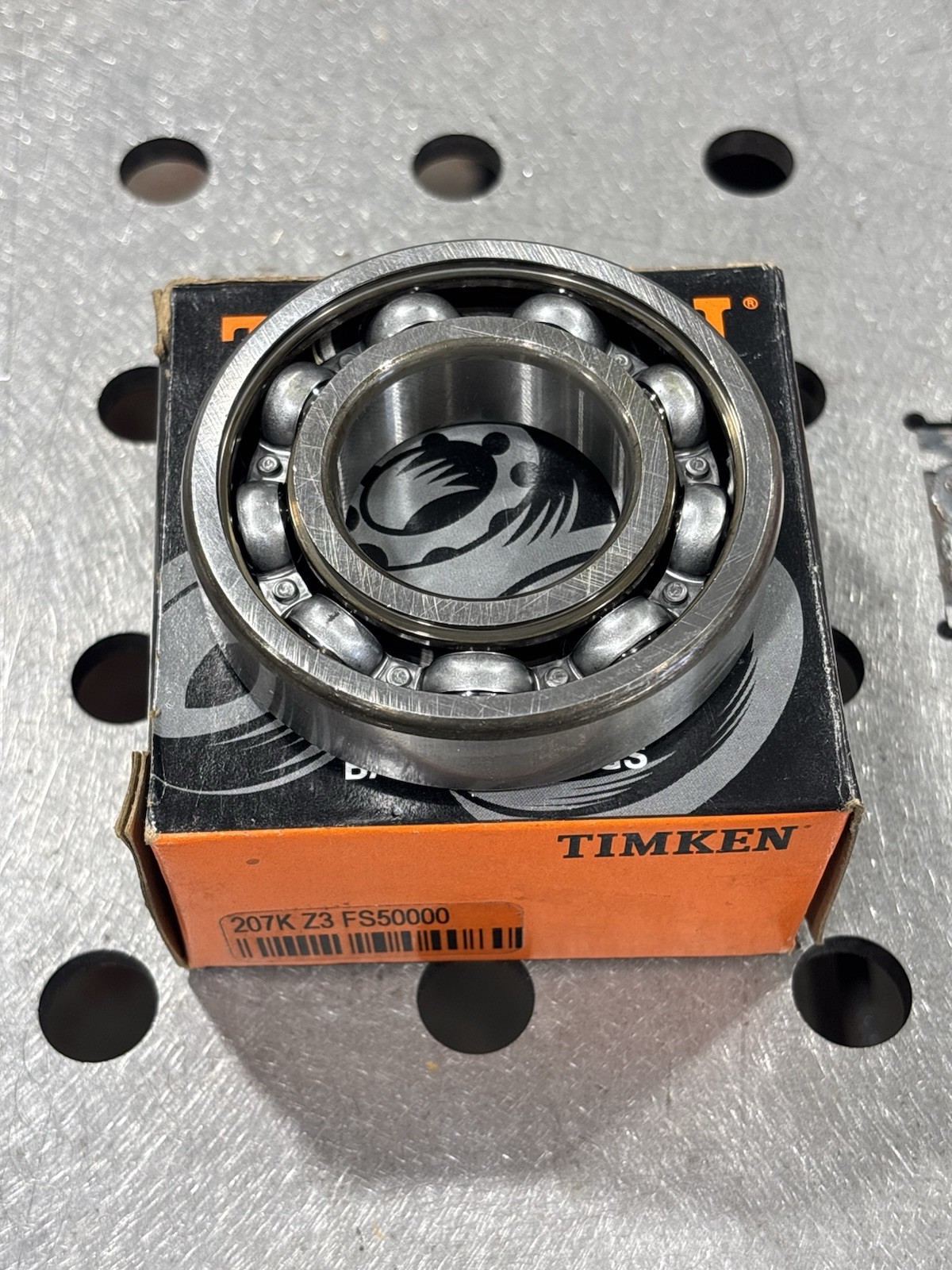 Timken Ball Bearing 207K Z3 FS50000 Steel 20.8mm Bore 72mm OD 19mm