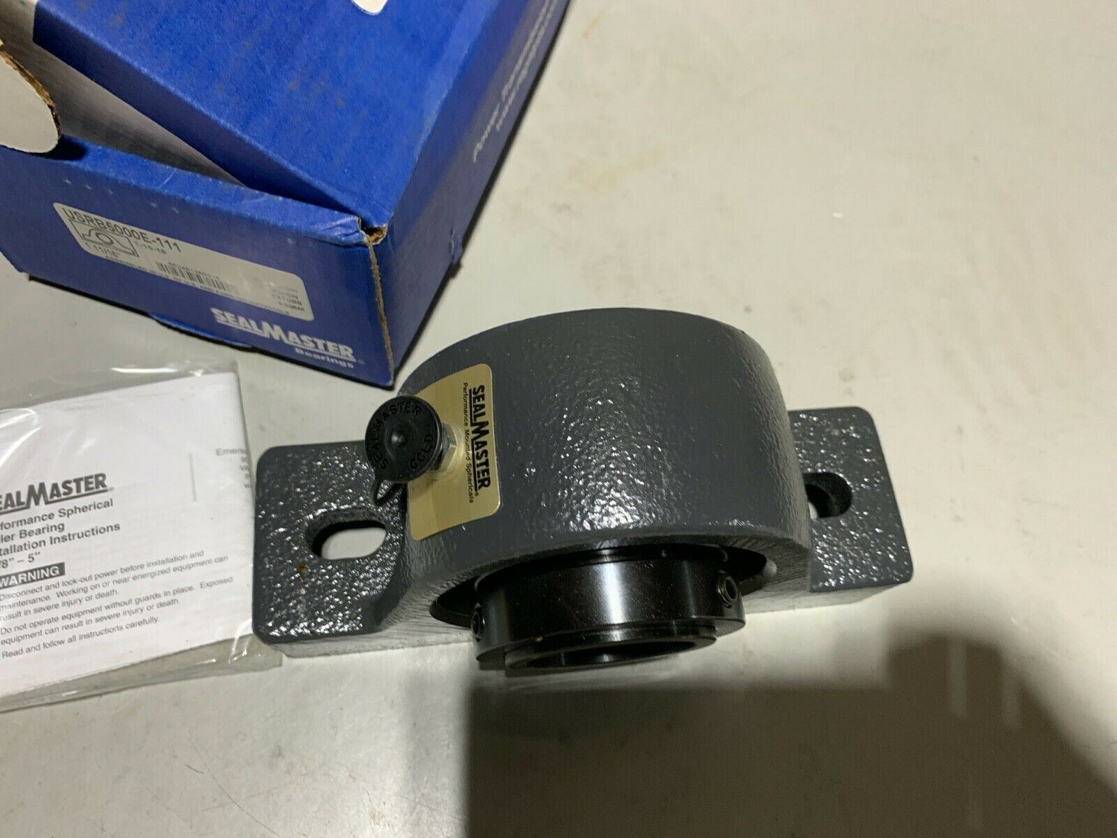 Sealmaster USRB5000E-111 Pillow Block Spherical Roller Bearing Unit 1 11/16″