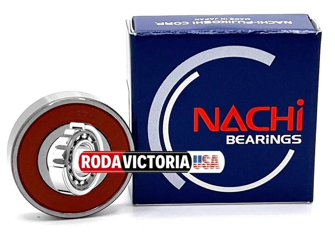 NACHI 6001 2NSE9 CM DEEP GROOVE BALL BEARING, RUBBER SEALED 12x28x8mm 6001-2RS
