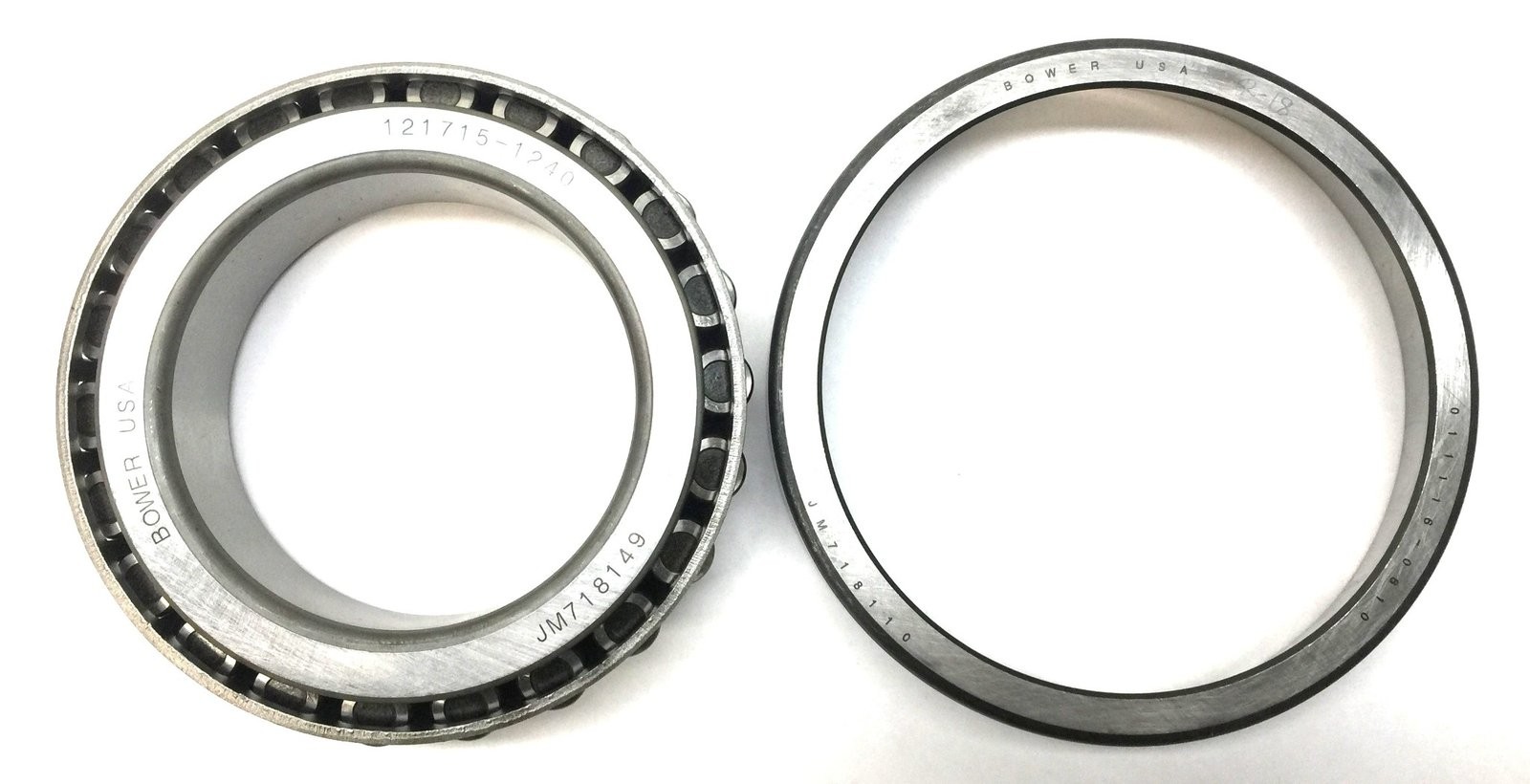 Bower Tapered Roller Bearing Cone and Cup Assembly JM718149/JM718110 NOS