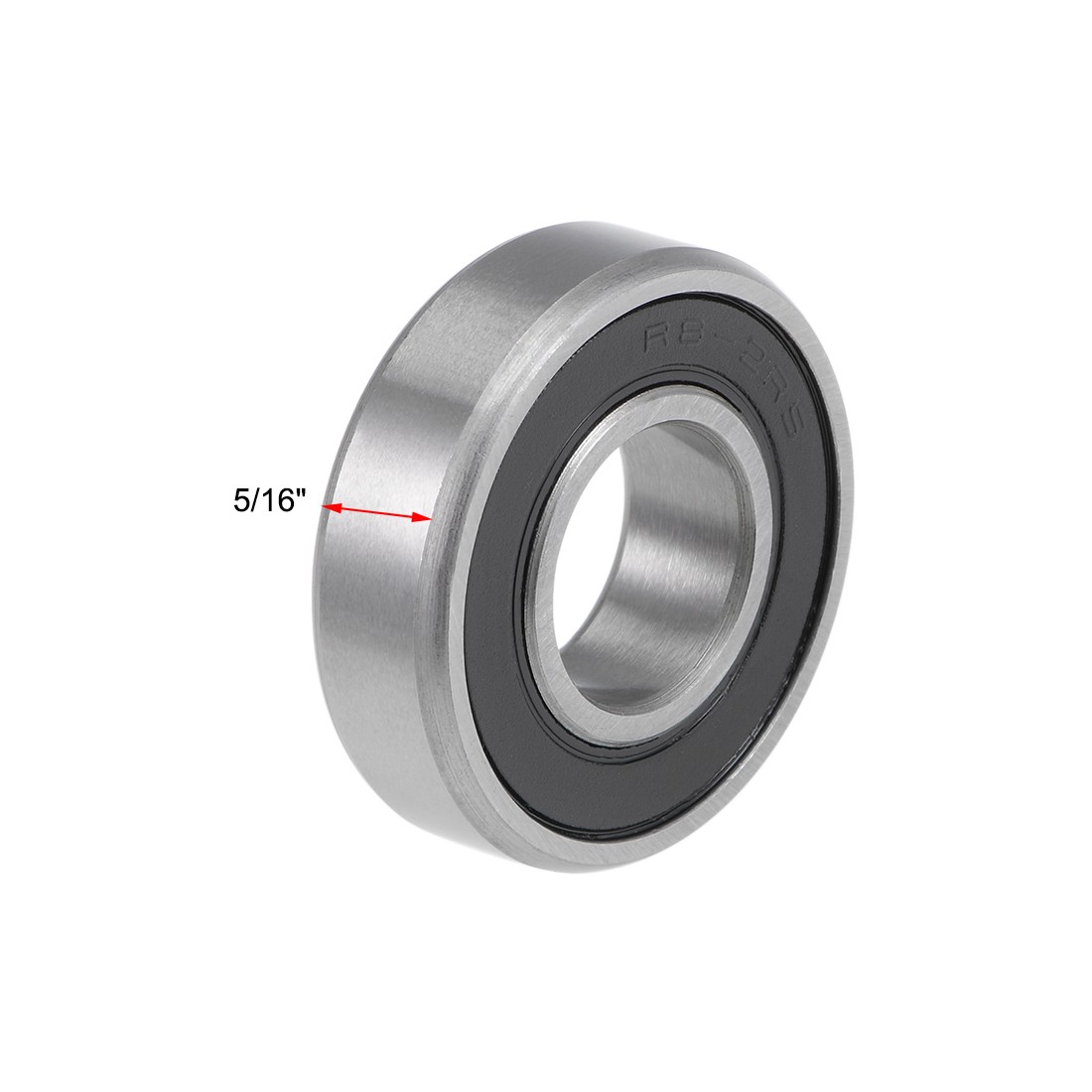 R8RS Deep Groove Ball Bearings Z2 1/2 x 1-1/8 x 5/16inch Double Sealed 10pcs