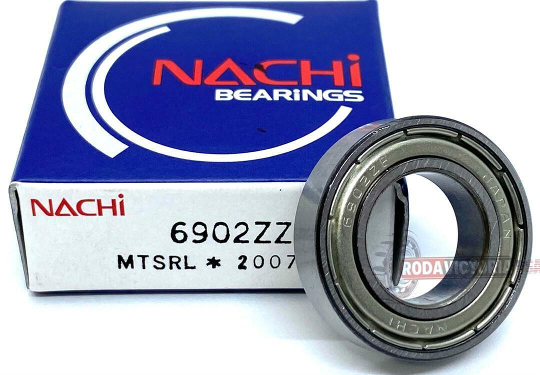 NACHI MADE IN JAPAN 6902ZZE Deep Groove Ball Bearings 15x28x7mm 61902 ZZ