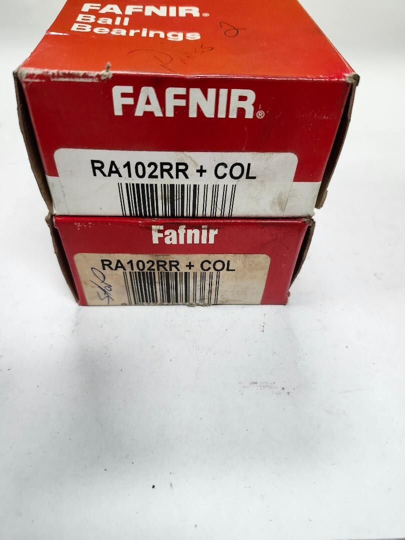 FAFNIR RA102RR + COL Wide Inner Ring Bearing with 1 1/8″ Bore New Old Stock