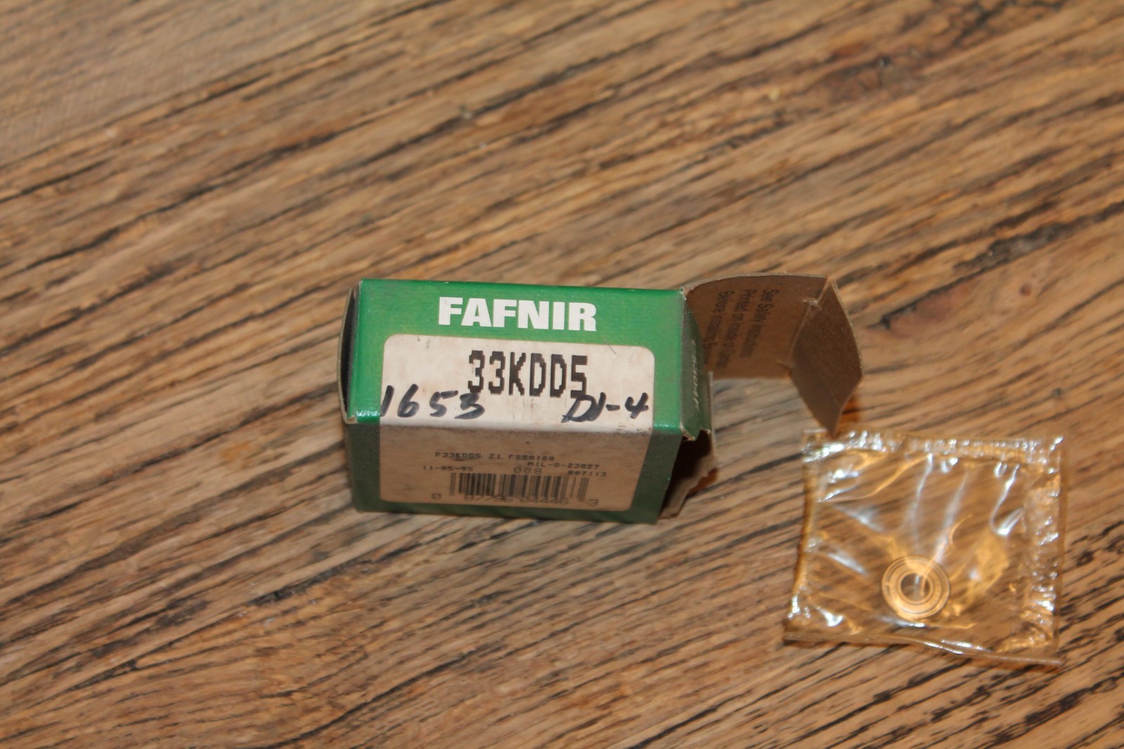 Fafnir 33KDD5 3/16″ X 1/2″ X 5/32″ Shielded Bearing