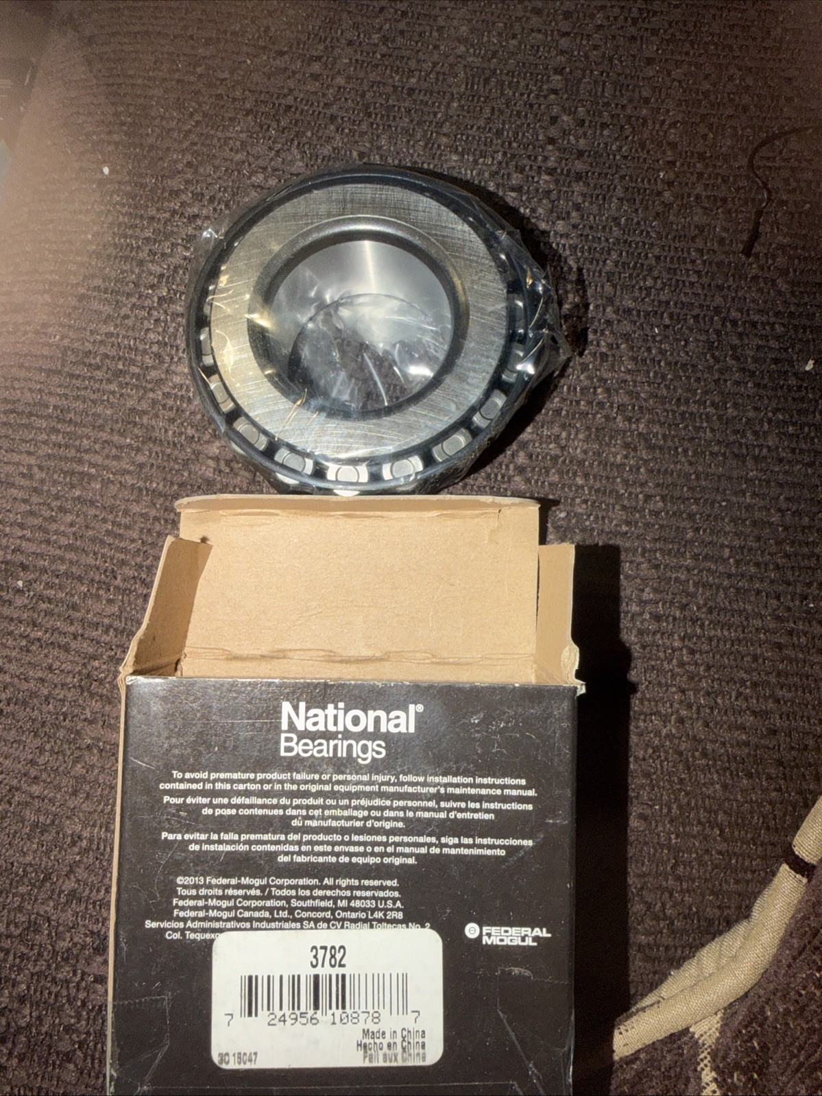 National 3782 Taper Bearing with National
