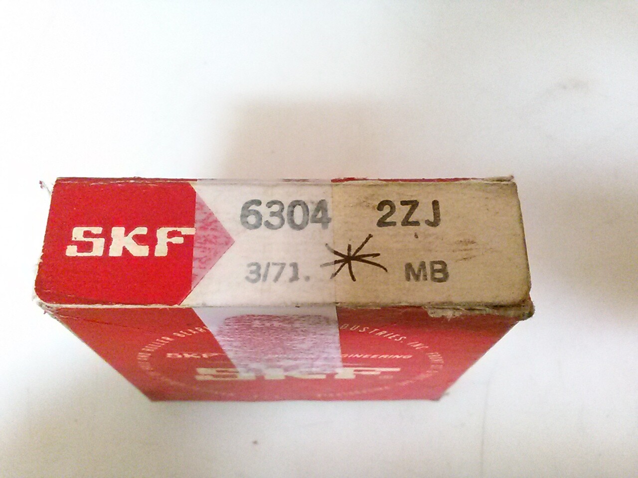 SKF 6304 2Z bearing, made in USA. *