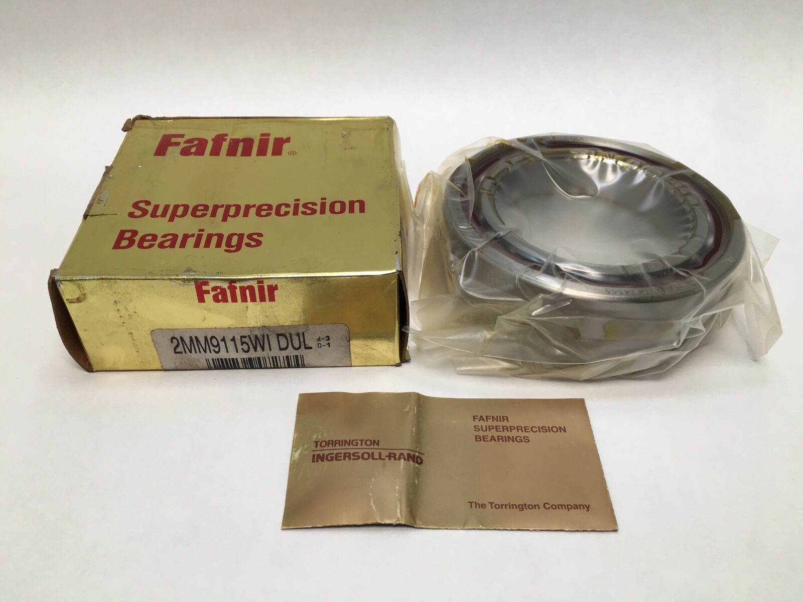 Fafnir 2MM9115WI-DUL Bearing 75x115x20 mm 7015 2MM-9115-WI-CR-DUL USA 2 Pcs