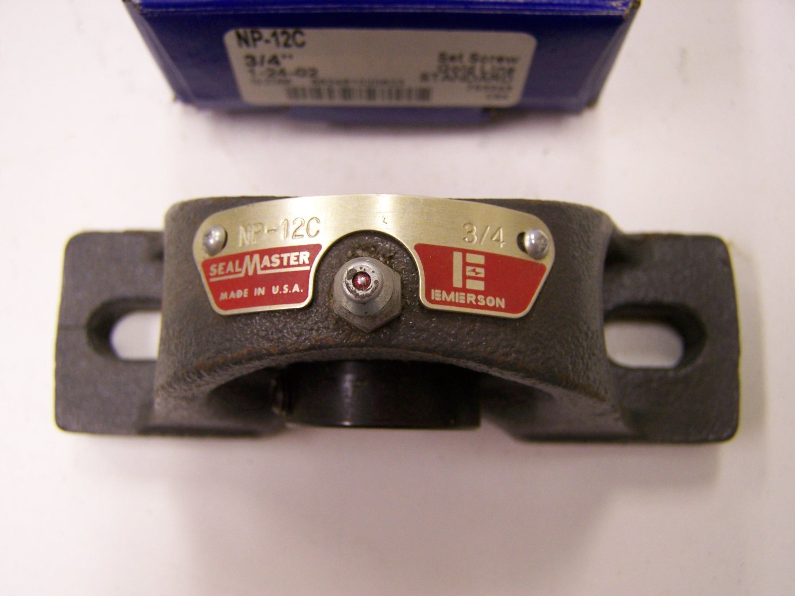 Sealmaster NP-12C Gold Line Standard Duty Pillow Block Bearing 3/4″ Bore New