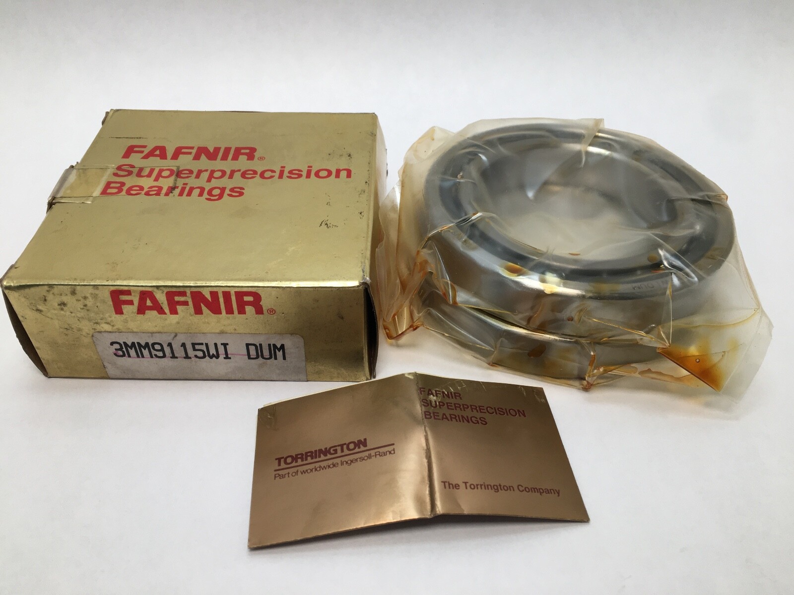 Fafnir 3MM9115WI-DUM Bearing 75x115x20mm 7015-A 3MM-9115-WI-CR-DUM USA 2 Pcs
