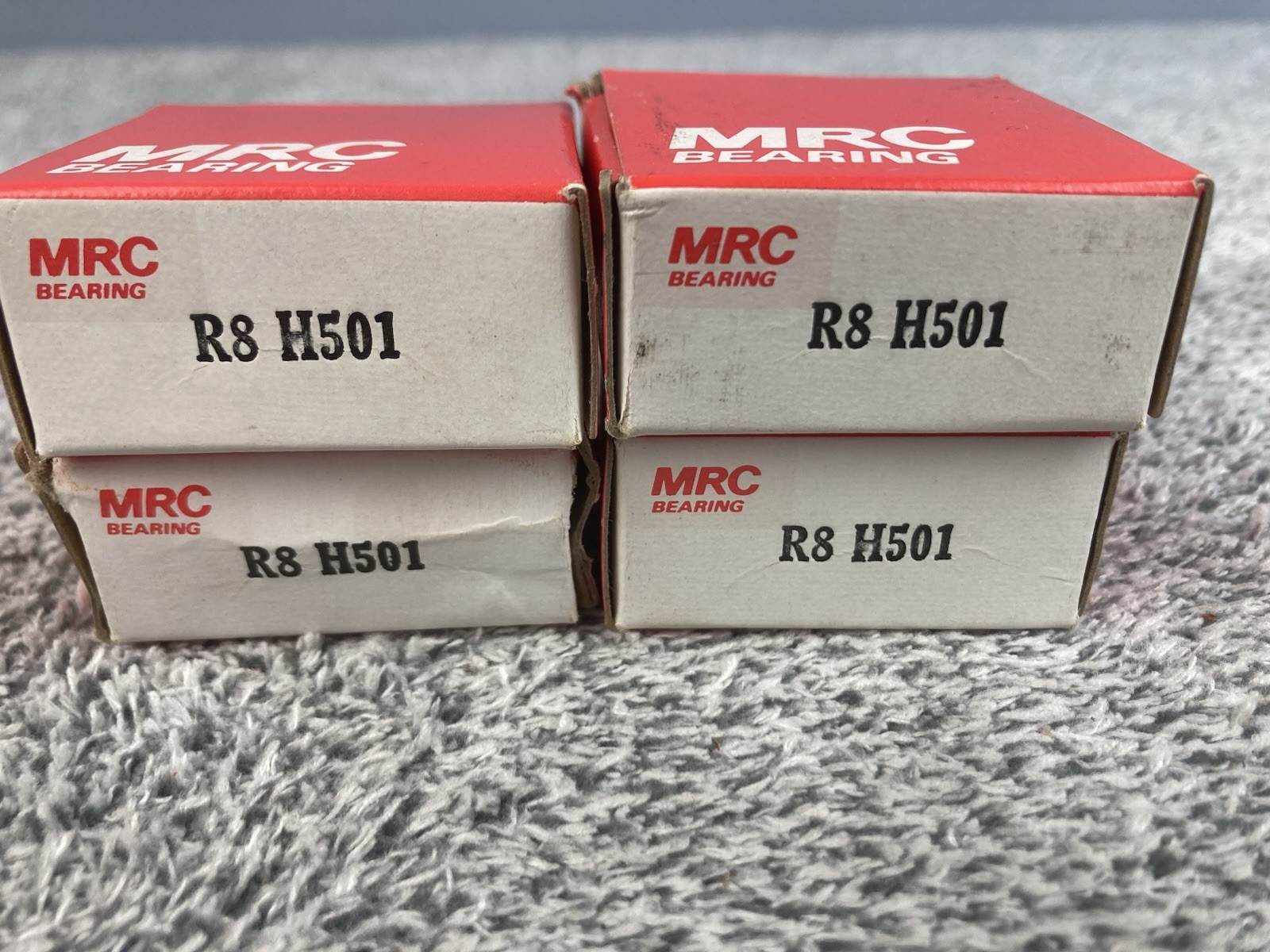 MRC Ball Bearings R8 H501 Radial Deep Groove -Lot 4