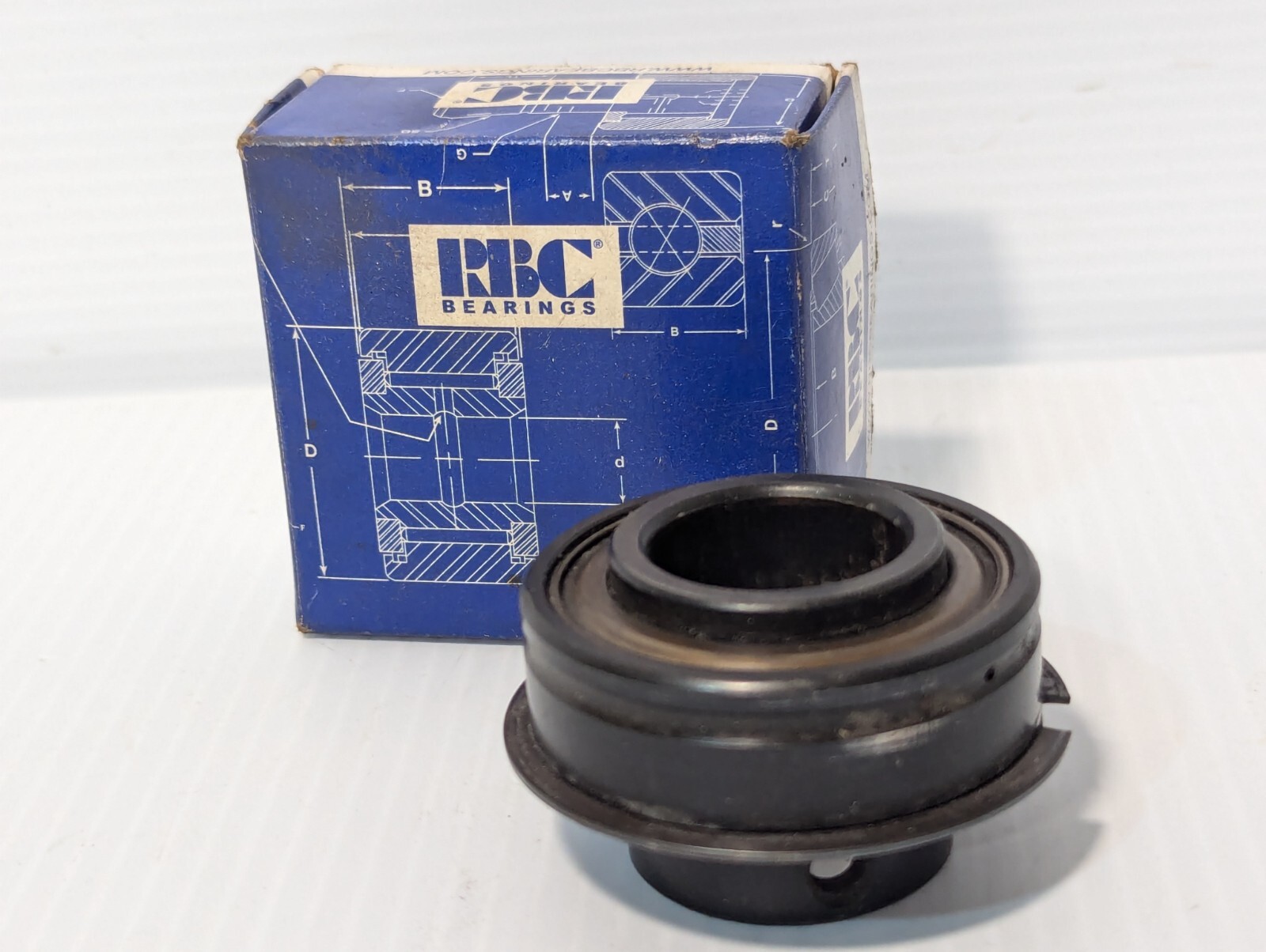 RBC ER16 Nice Ball Insert Bearing – Cylindrical Bore, 1 in ID, Set Screw Locking