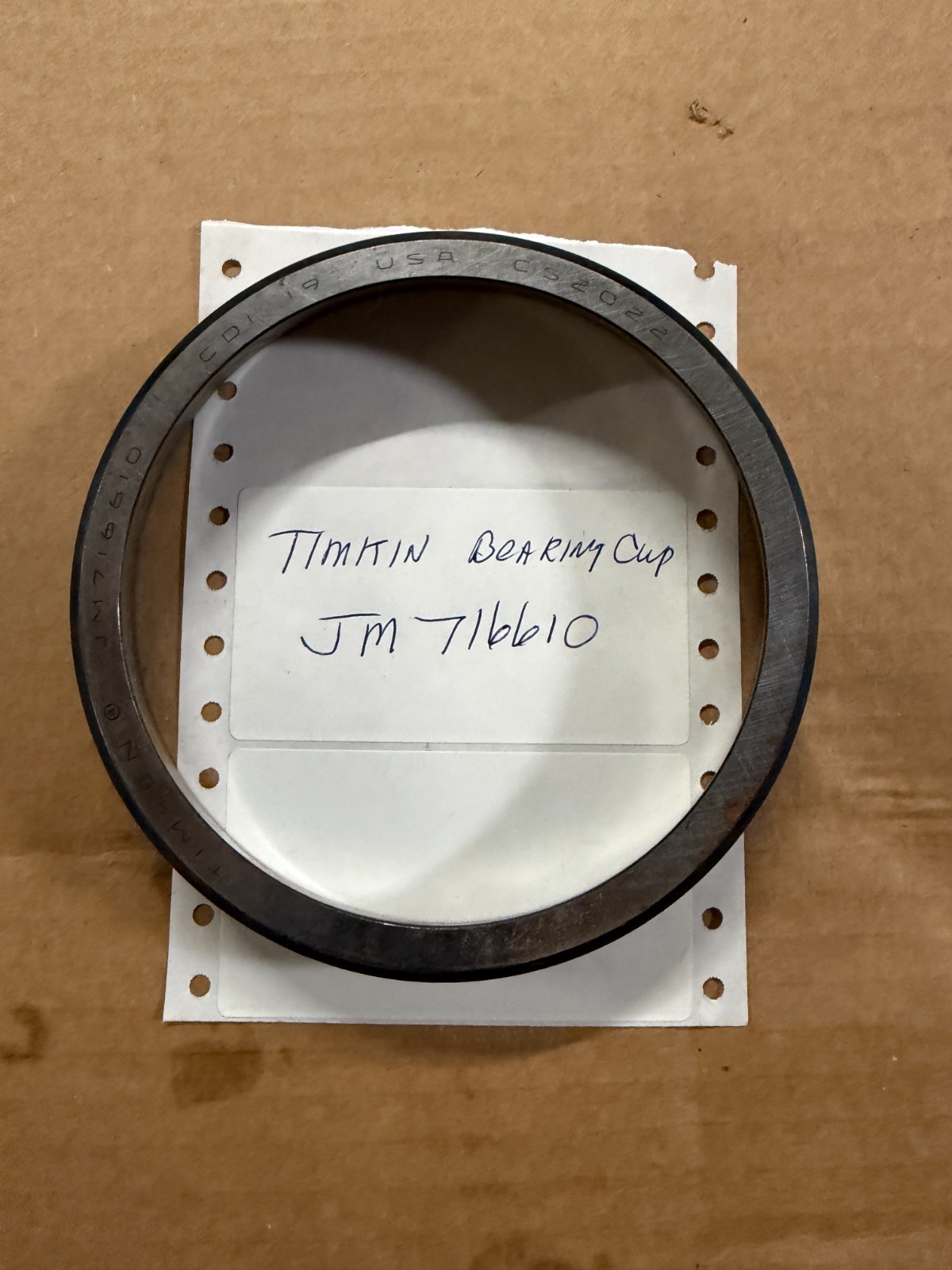Timken JM716610 Tapered Roller Bearing Cup – Single Cup