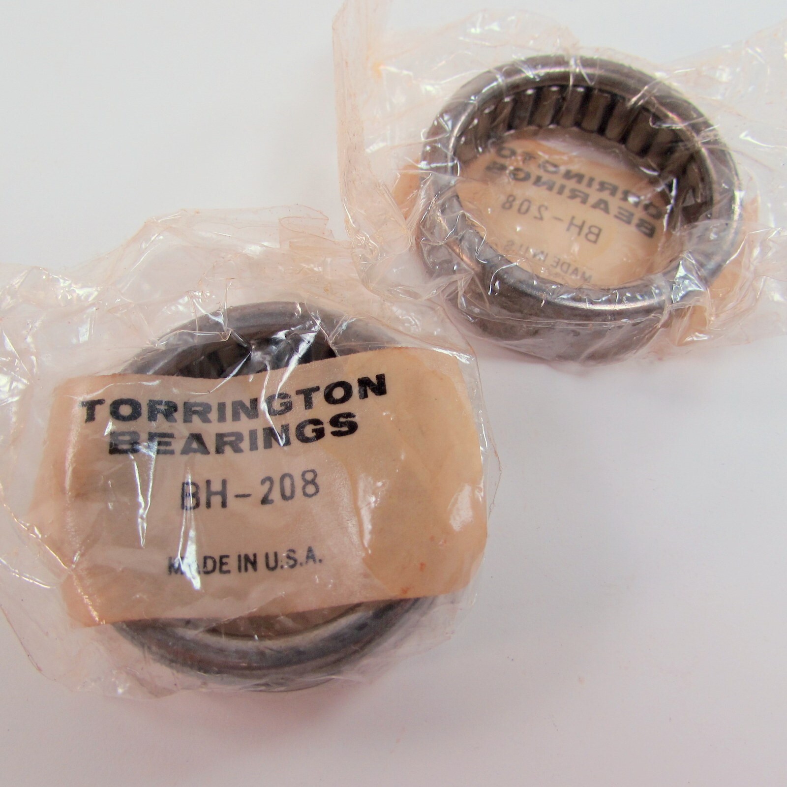 Lot of 2 – NEW Torrington BH-208 Needle Roller Bearings B:1.25″ OD:1.62″ W:0.50″