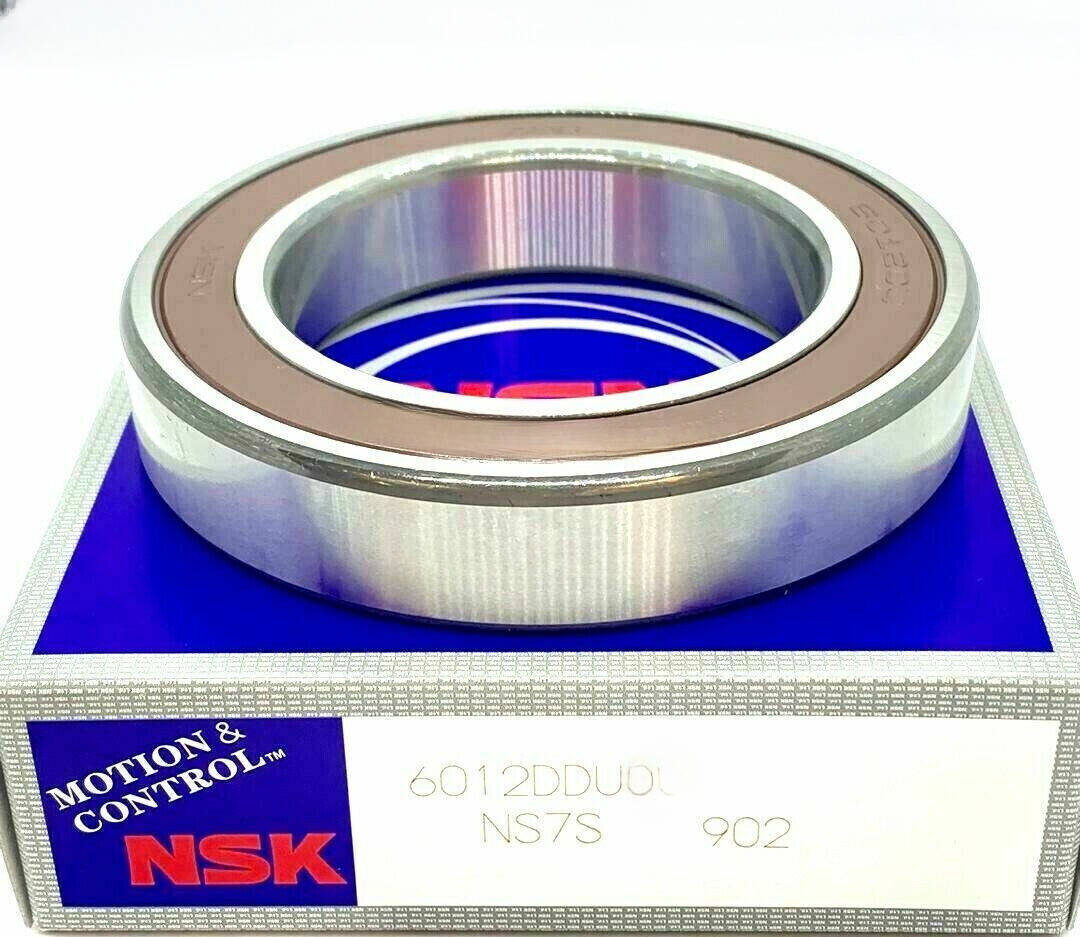 6012 DDU NSK Deep Groove Radial Ball Bearing 60x95x18 Metal Free Shipping
